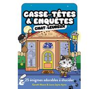 Casse-têtes & enquêtes chatleureux 25 énigmes cozy à élucider - Gareth Moore - Hachette Pratique - relié - Livre-jeu