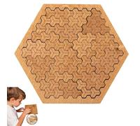 Casse-têtes Fractals, Puzzle en Bois avec Cadre, Un véritable Casse-tête ! | Puzzle Labyrinthe irrégulier Unique for Adultes | Défi créatif de pensée inversée et énigme(Style B)