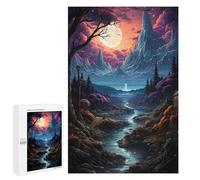 Casse-têtes pour Adolescents 1000 PCS Enchanted Moonlit Forest Casse-têtes pour Adolescents Défi Difficile Entraînez Votre Cerveau Et Vos Mains Casse-tête Jeux Familiaux 1000 PCS