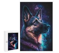 Casse-têtes pour Adolescents 1000 PCS Galactic German Shepherd Art Print -1 Casse-têtes pour Adolescents Défi Difficile Entraînez Votre Cerveau Et Vos Mains Casse-tête Jeux Familiaux 1000 PCS