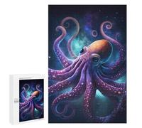 Casse-têtes pour Adolescents 1000 PCS Galactic Octopus Art Print-8 Casse-têtes pour Adolescents Défi Difficile Entraînez Votre Cerveau Et Vos Mains Casse-tête Jeux Familiaux 1000 PCS