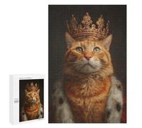 Casse-têtes pour Adolescents 1000 PCS Royal Cat Portrait-15 Casse-têtes pour Adolescents Défi Difficile Entraînez Votre Cerveau Et Vos Mains Casse-tête Jeux Familiaux 1000 PCS
