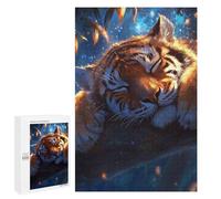 Casse-têtes pour Adolescents 1000 PCS Sleeping Tiger Fantasy Artwork Casse-têtes pour Adolescents Défi Difficile Entraînez Votre Cerveau Et Vos Mains Casse-tête Jeux Familiaux 1000 PCS