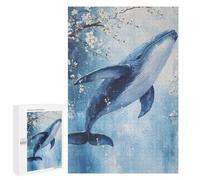 Casse-têtes pour Adolescents 1000 PCS Whale Painting Ocean Art Casse-têtes pour Adolescents Défi Difficile Entraînez Votre Cerveau Et Vos Mains Casse-tête Jeux Familiaux 1000 PCS