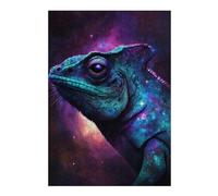 Casse-têtes pour Adolescents 1000pcs(38x26cm) Galactic Lizard Art Print-14 Casse-têtes pour Adultes - Jeu Manuel - Course De Vitesse - Cadeaux d'anniversaire Et De Noël Uniques 1000pcs(38x26cm)