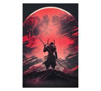 Casse-têtes pour Adolescents 1000pcs(75x50cm) Samurai Moonlit Journey -2 Casse-têtes pour Adultes - Jeu Manuel - Course De Vitesse - Cadeaux d'anniversaire Et De Noël Uniques 1000pcs(75x50cm)