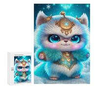 Casse-têtes pour Adolescents 300 PCS Magical Snow Fox Crown Casse-têtes pour Adolescents Défi Difficile Entraînez Votre Cerveau Et Vos Mains Casse-tête Jeux Familiaux 300 PCS