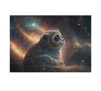 Casse-têtes pour Adolescents 38x26cm/1000pcs Space Pup A Cosmic Canine's Journey Casse-têtes pour Adultes Jeu De Réflexion Découpage De Précision Activités Amusantes À La Maison, 38x26cm/1000pcs