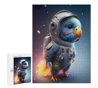 Casse-têtes pour Adolescents 500 PCS Astronaut Space Parrot Casse-têtes pour Adolescents Défi Difficile Entraînez Votre Cerveau Et Vos Mains Casse-tête Jeux Familiaux 500 PCS