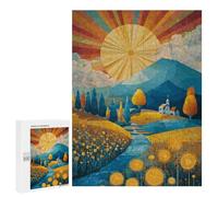 Casse-têtes pour Adolescents 500 PCS Autumnal Serenity Landscape Casse-têtes pour Adolescents Défi Difficile Entraînez Votre Cerveau Et Vos Mains Casse-tête Jeux Familiaux 500 PCS