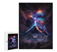 Casse-têtes pour Adolescents 500 PCS Cosmic Mountain Landscape Casse-têtes pour Adolescents Défi Difficile Entraînez Votre Cerveau Et Vos Mains Casse-tête Jeux Familiaux 500 PCS