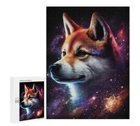 Casse-têtes pour Adolescents 500 PCS Cosmic Wolf Portrait-5 Casse-têtes pour Adolescents Défi Difficile Entraînez Votre Cerveau Et Vos Mains Casse-tête Jeux Familiaux 500 PCS