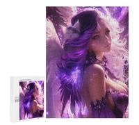 Casse-têtes pour Adolescents 500 PCS Enchanted Angelic Wings Fantasy Artwork Casse-têtes pour Adolescents Défi Difficile Entraînez Votre Cerveau Et Vos Mains Casse-tête Jeux Familiaux 500 PCS