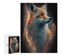 Casse-têtes pour Adolescents 500 PCS Magical Fox Artwork Casse-têtes pour Adolescents Défi Difficile Entraînez Votre Cerveau Et Vos Mains Casse-tête Jeux Familiaux 500 PCS