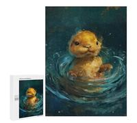 Casse-têtes pour Adolescents 500 PCS Otter Swimming in Water Casse-têtes pour Adolescents Défi Difficile Entraînez Votre Cerveau Et Vos Mains Casse-tête Jeux Familiaux 500 PCS
