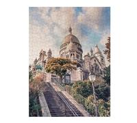 Casse-têtes pour Adolescents 52x38cm/1000pcs Montmartre Casse-têtes pour Adultes, Jeu De Réflexion, Décoration Parfaite, Jeu Stimulant, Cadeaux 52x38cm/1000pcs