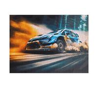 Casse-têtes pour Adolescents 52x38cm/1000pcs Rally Car in Action Speed and Precision Casse-têtes pour Adultes, Jeu De Réflexion, Décoration Parfaite, Jeu Stimulant, Cadeaux 52x38cm/1000pcs