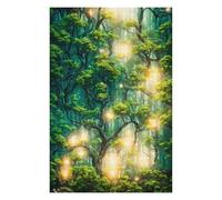 Casse-têtes pour Adolescents 75x50cm/1000pcs Enchanted Forest Glow-7 Casse-têtes pour Adultes Jeu De Réflexion Découpage De Précision Activités Amusantes À La Maison, 75x50cm/1000pcs