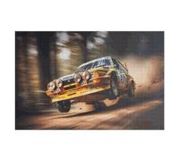 Casse-têtes pour Adolescents 75x50cm/1000pcs Rally Car in Action Casse-têtes pour Adultes, Jeu De Réflexion, Décoration Parfaite, Jeu Stimulant, Cadeaux 75x50cm/1000pcs
