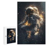 Casse-têtes pour Adultes 1000 PCS Astronaut Floating in Space-9 Casse-têtes pour Adolescents : Améliore La Mémoire, Stimulant Et Amusant pour Toute La Famille 1000 PCS