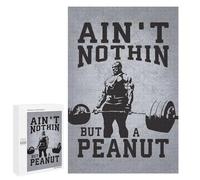 Casse-têtes pour Adultes 1000 PCS Casse-têtes Aint NothinBut A Peanut - Ronnie Gym Motivation Casse-têtes pour Adultes Jeu De Réflexion Idée Cadeau Parfaite pour Toute La Famille 1000 PCS