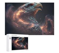 Casse-têtes pour Adultes 1000 PCS Galactic Eagle Cosmic Artwork Casse-têtes pour Adultes - Jeu De Réflexion - Décoration Parfaite - Cadeaux d'anniversaire Et De Noël Uniques 1000 PCS
