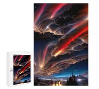 Casse-têtes pour Adultes 1000 PCS Galactic Firestorm Cosmic Energy Display Casse-têtes pour Adolescents : Améliore La Mémoire, Stimulant Et Amusant pour Toute La Famille 1000 PCS