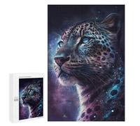 Casse-têtes pour Adultes 1000 PCS Galactic Leopard Portrait -2 Casse-têtes pour Adolescents : Améliore La Mémoire, Stimulant Et Amusant pour Toute La Famille 1000 PCS