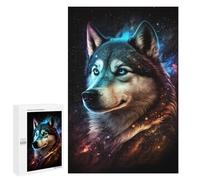 Casse-têtes pour Adultes 1000 PCS Galactic Wolf Portrait -41 Casse-têtes pour Adolescents : Améliore La Mémoire, Stimulant Et Amusant pour Toute La Famille 1000 PCS