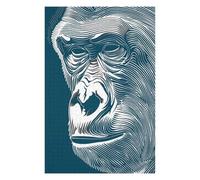 Casse-têtes pour Adultes 1000pcs(75x50cm) Gorilla Casse-têtes pour Adolescents Jeu De Réflexion Défi Difficile Activités Amusantes À La Maison 1000pcs(75x50cm)