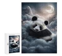 Casse-têtes pour Adultes 300 PCS Sleeping Panda in Clouds -3 Casse-têtes pour Adolescents : Améliore La Mémoire, Stimulant Et Amusant pour Toute La Famille 300 PCS