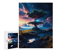 Casse-têtes pour Adultes 500 PCS Casse-têtes Big Tree Casse-têtes pour Adultes Jeu Familial Cadeaux pour Femmes pour Anniversaire, Noël 500 PCS