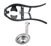 Casse-Œufs,Ouvre-Coque Triangulaire Robuste | Ouvre-Oeufs en Acier Inoxydable,pour Cuisine Pâtisserie Maison Restaurant Usage Intensif