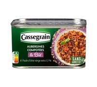 CASSEGRAIN Aubergines compotées et blé - 375 g
