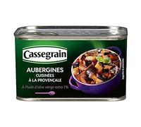 Cassegrain Aubergines Cuisinées à la Provençale à l’Huile d’Olive Vierge Extra 375g (lot de 5)