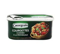 CASSEGRAIN - Courgettes Cuisinées À La Provençale, 185g - Lot De 4