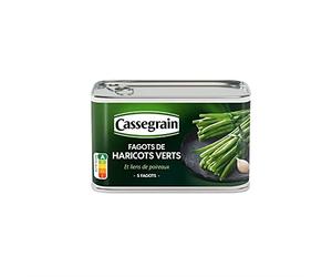 CASSEGRAIN - Fagots De Haricots Verts Extra Fins Et Son Lien De Poireau 220G - ( Lot De 4 )