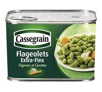 Cassegrain Flageolets Cuisinés Extra Fins Oignons et Carottes 706g (lot de 5)