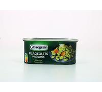 CASSEGRAIN - Flageolets Cuisinés Extra Fins, Recette Traditionnelle Savoureuse, 130g