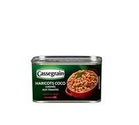 Cassegrain Haricots Coco Cuisinés aux Tomates, Laurier et Sauge, 435g