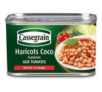 Cassegrain Haricots Coco Cuisinés aux Tomates Laurier et Sauge 435g (lot de 5)