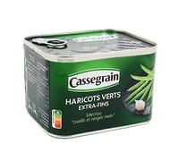 CASSEGRAIN - Haricots Verts Extra Fins, Cueillis Et Rangés À La Main, 390g - Lot De 4