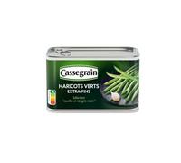 CASSEGRAIN - Haricots Verts Extra Fins Cueillis Et Rangés Main 220G - Lot De 4