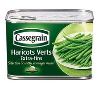 Cassegrain Haricots Verts Extra Fins Rangés à la Main 390g (lot de 5)