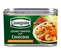 Cassegrain Légumes Couscous Epices Douces et Raisins Secs 375g (lot de 5)