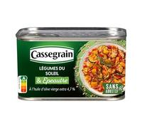 CASSEGRAIN - Légumes du Soleil et Épeautre Cuisinés - Recette Originale - la boite de 375g - Le Lot De 4