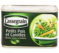 Cassegrain Petits Pois Carottes la boîte de 706 g