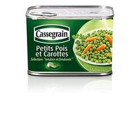 CASSEGRAIN - Petits Pois Et Carottes 465G - Lot De 4