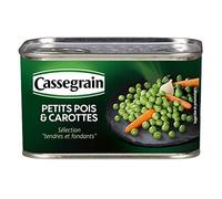 CASSEGRAIN - Petits Pois Et Carottes Sélection "Tendres Et Fondants" 265G - Lot De 2 - meilleure offre