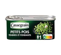 CASSEGRAIN - Petits Pois Sélection Tendres Fondants 280G - Lot De 4 - Vendu Par Lot